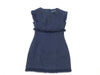 CHANEL Tweed Dress with Camellia Buttons