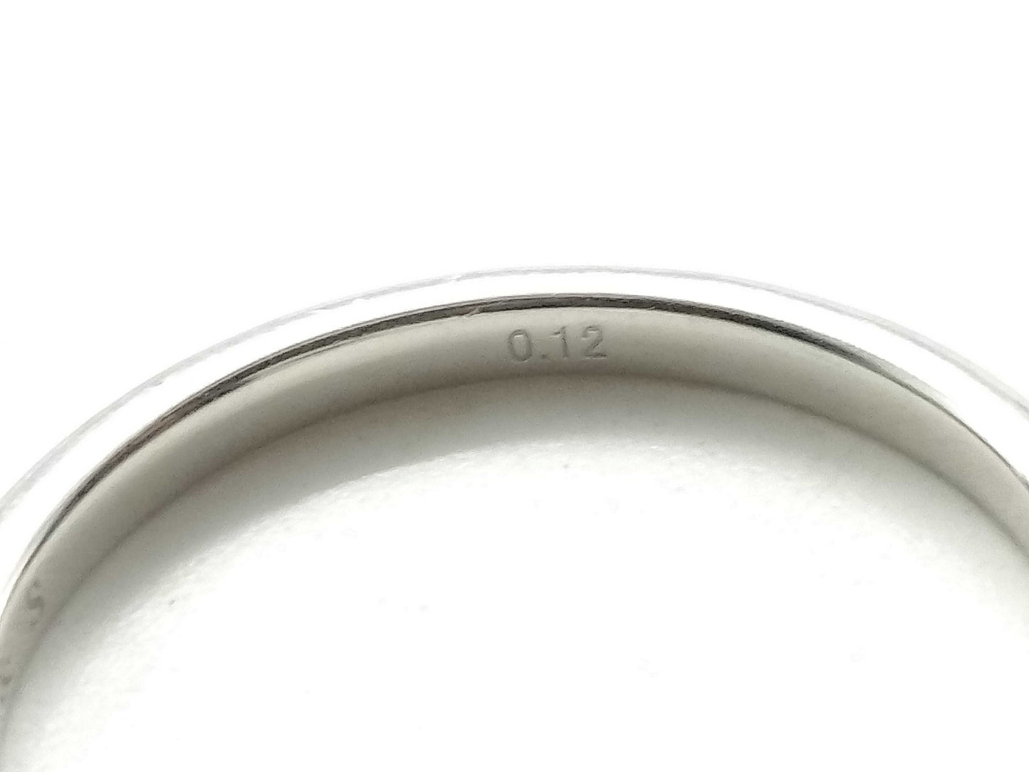 Ponte Vecchio D0.12ct PT950 2.4g Ring