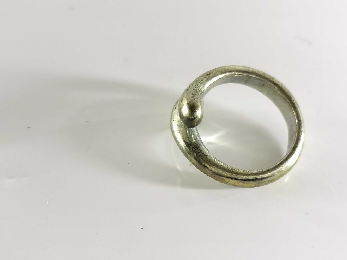 Tiffany & Co. Drop Ring, 925 Sterling Silver, 7.6g