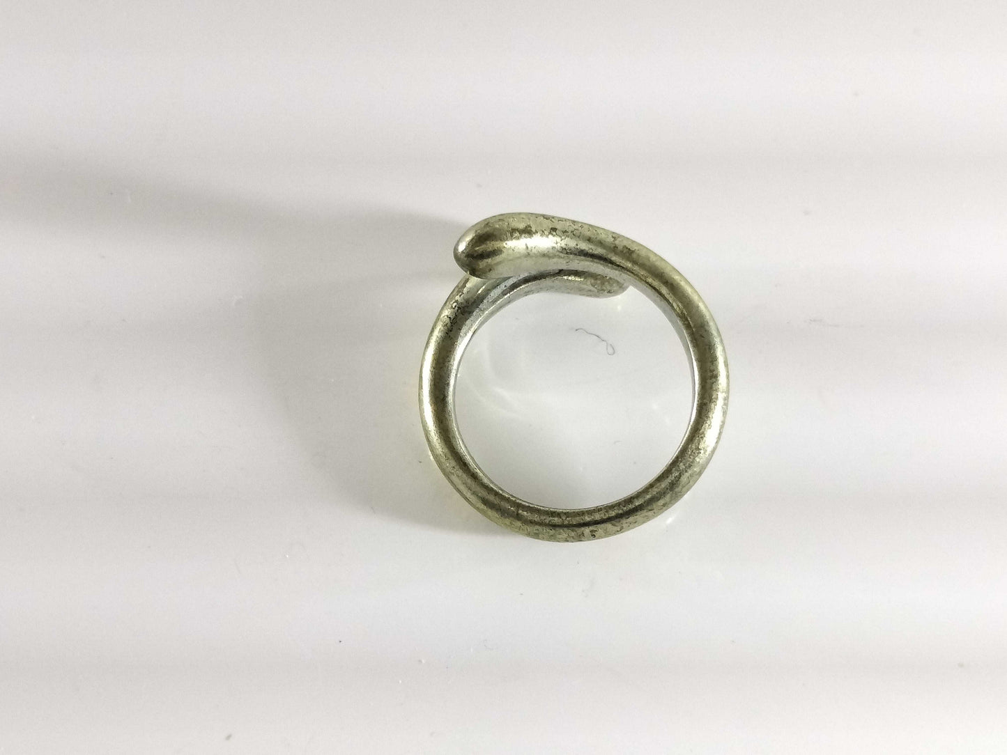 Tiffany & Co. Drop Ring, 925 Sterling Silver, 7.6g