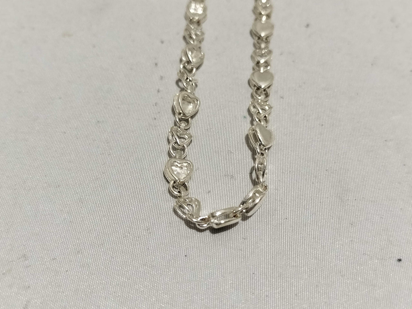 Tiffany & Co. Puff Heart Necklace, SV925, 14.8g