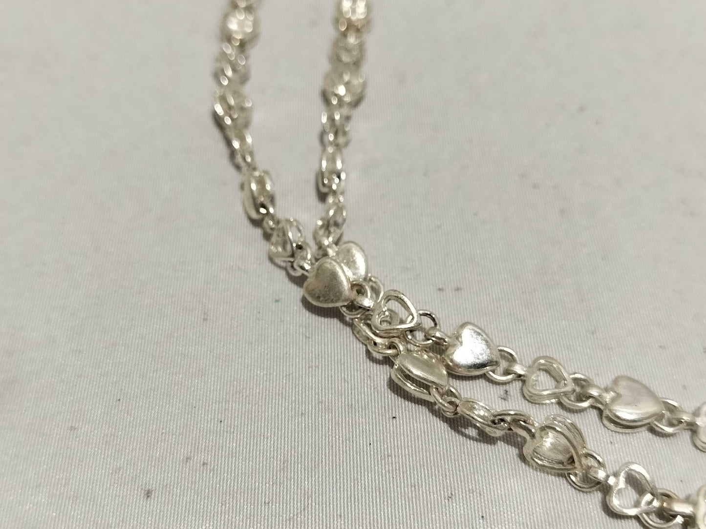 Tiffany & Co. Puff Heart Necklace, SV925, 14.8g