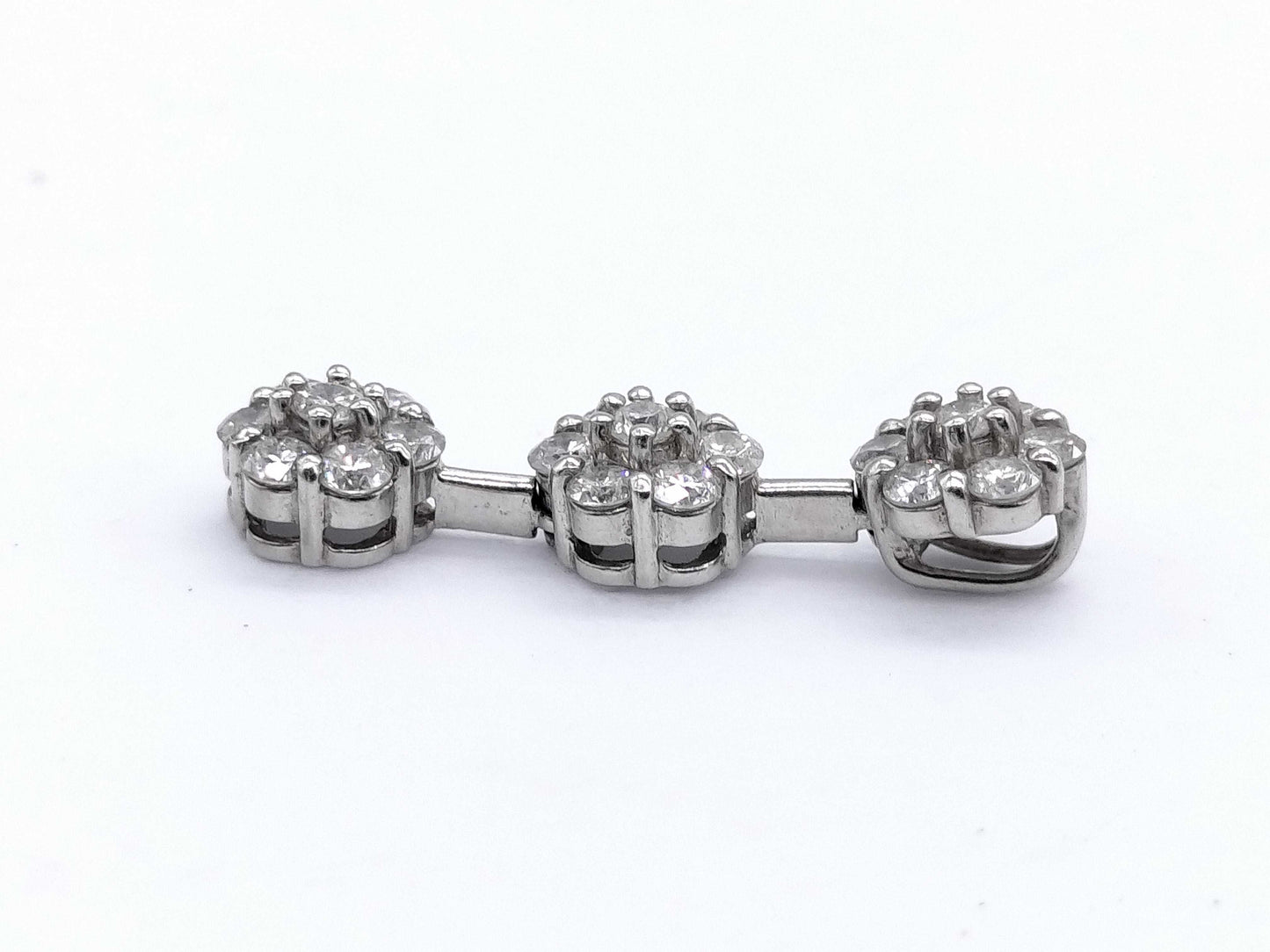 D1.00ct Pt900 3.1g Pendant Top