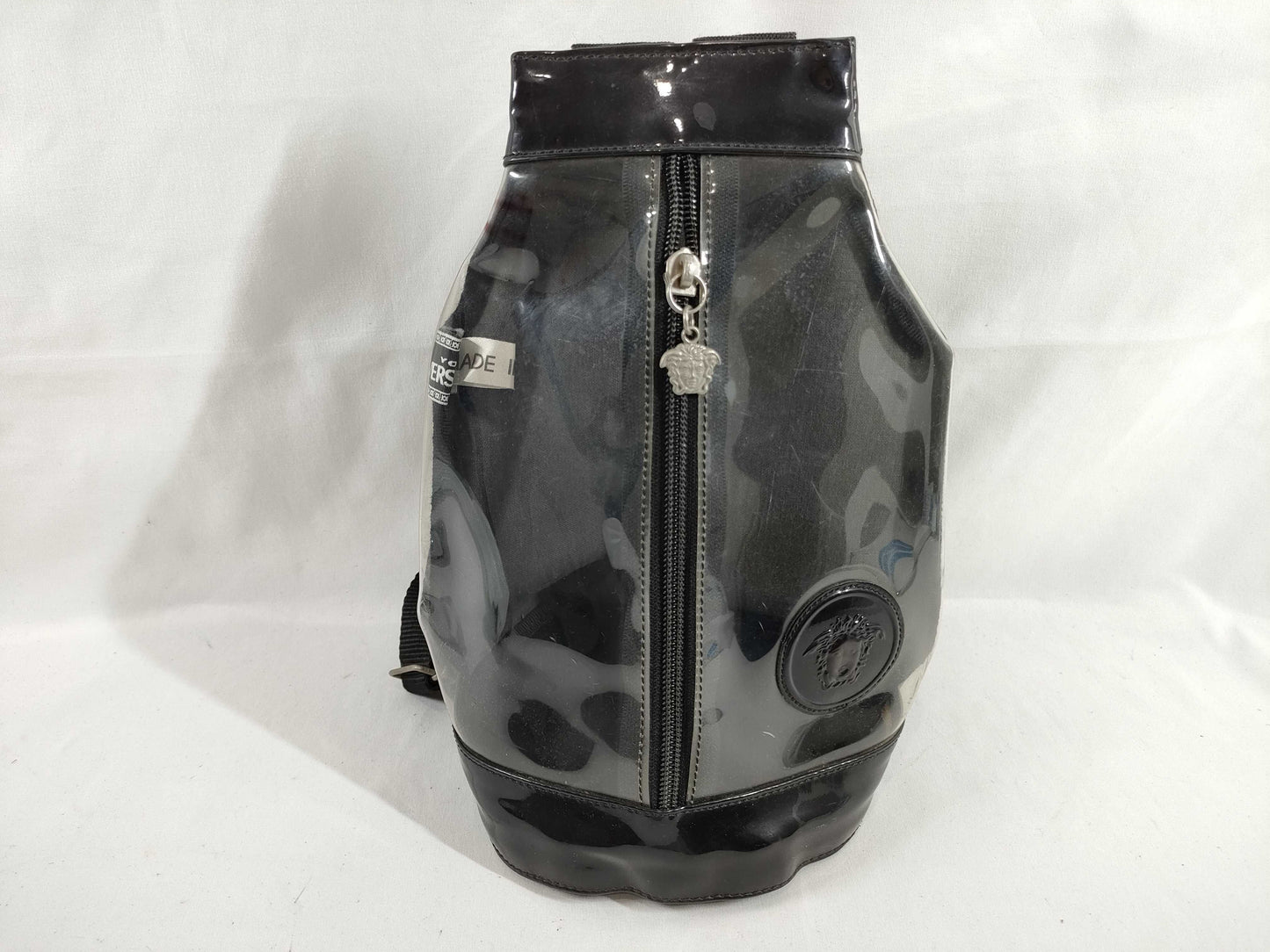 VERSACE Backpack Vinyl Shoulder Bag