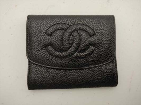 CHANEL Caviar Skin Coin Case