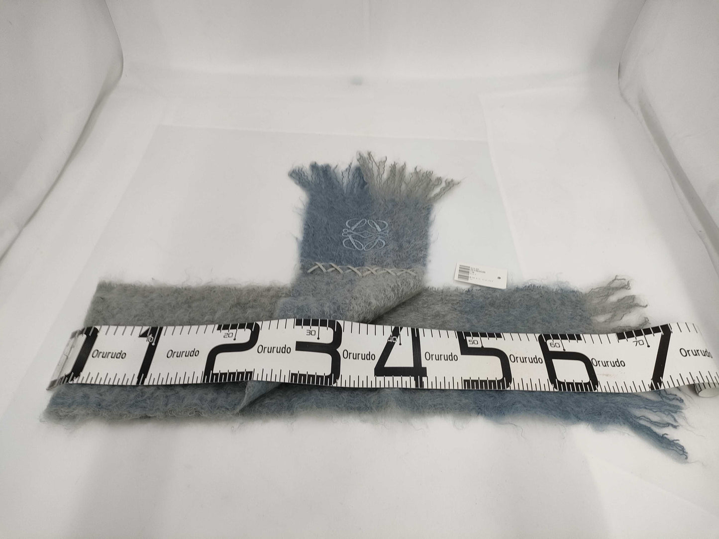 (10462_0235) LOEWE LOEWE Mohair Wool Anagram Muffler