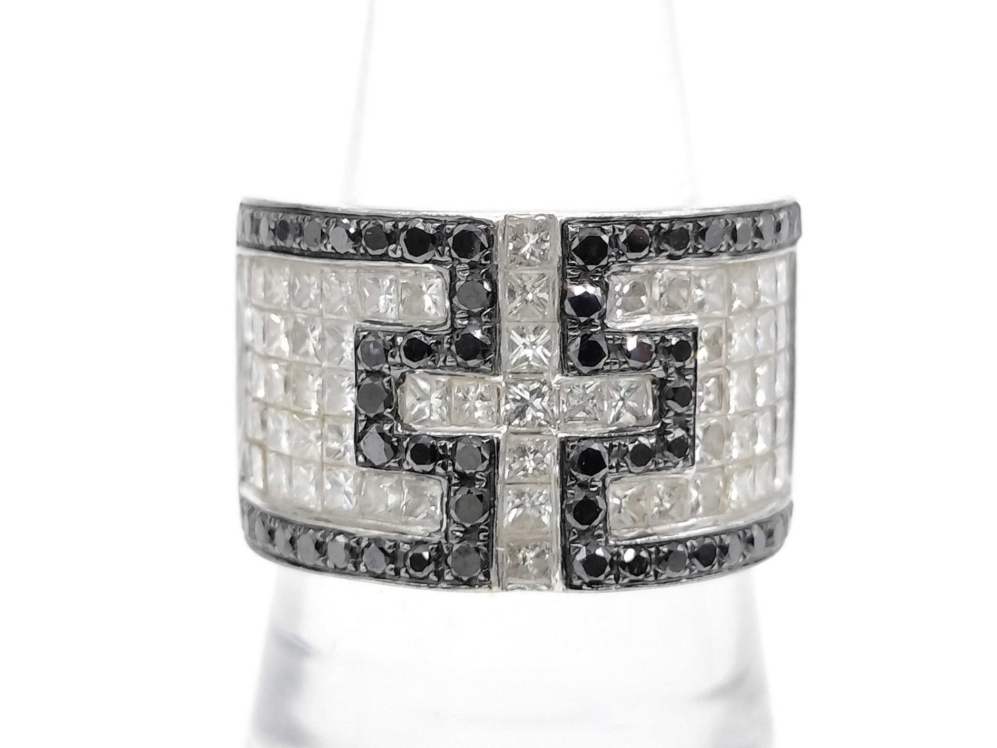 D2.80ct K18WG 8.8g Ring