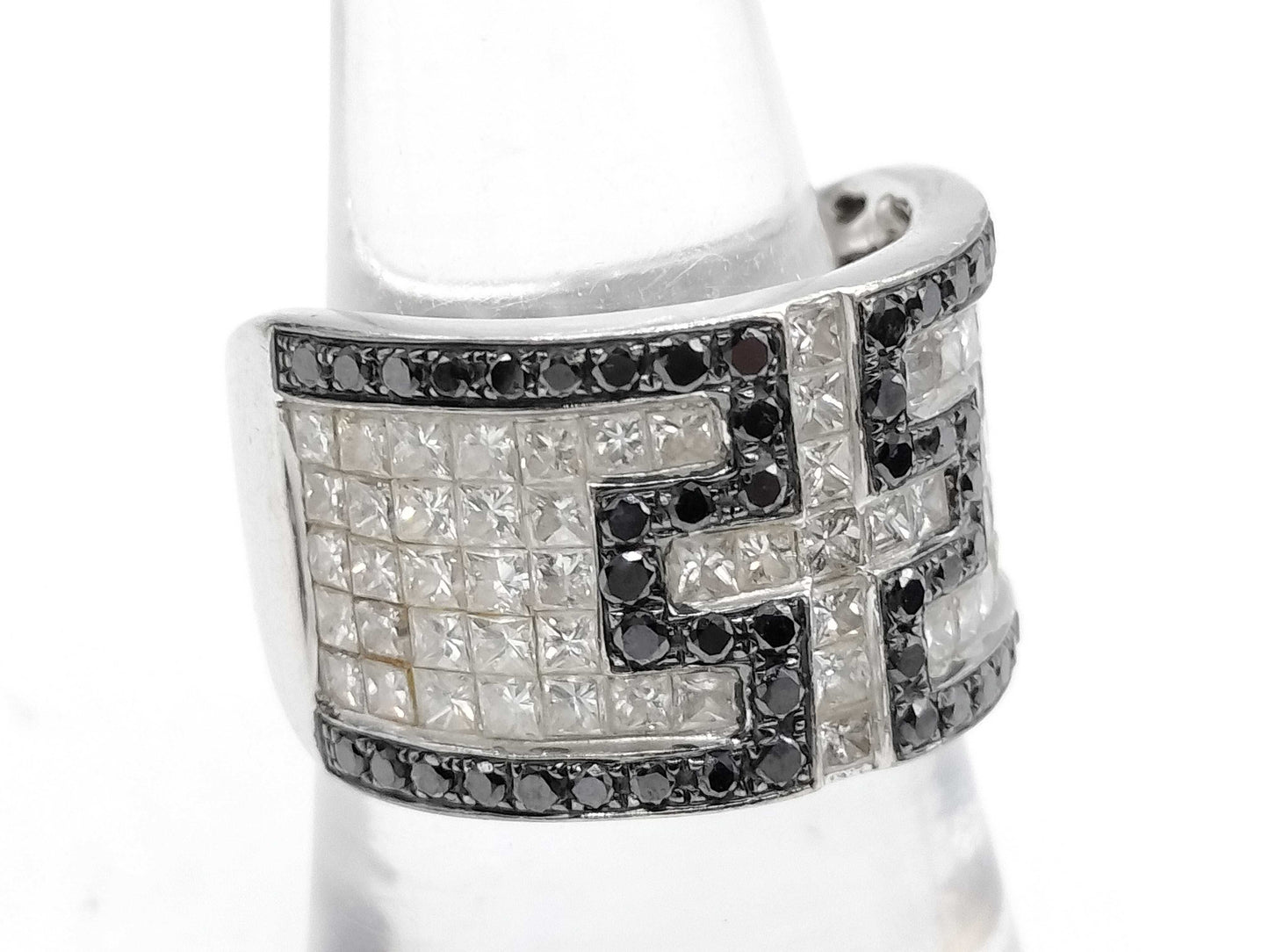 D2.80ct K18WG 8.8g Ring