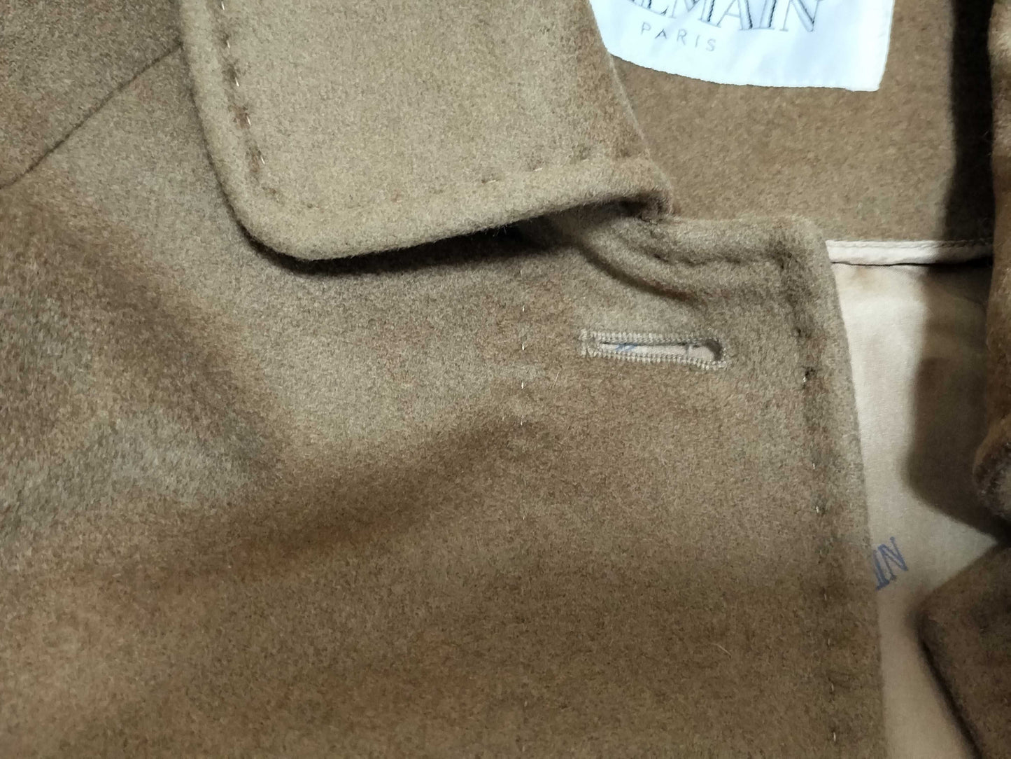 Balmain Cashmere Long Coat