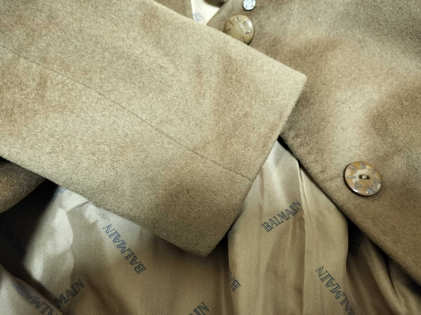 Balmain Cashmere Long Coat