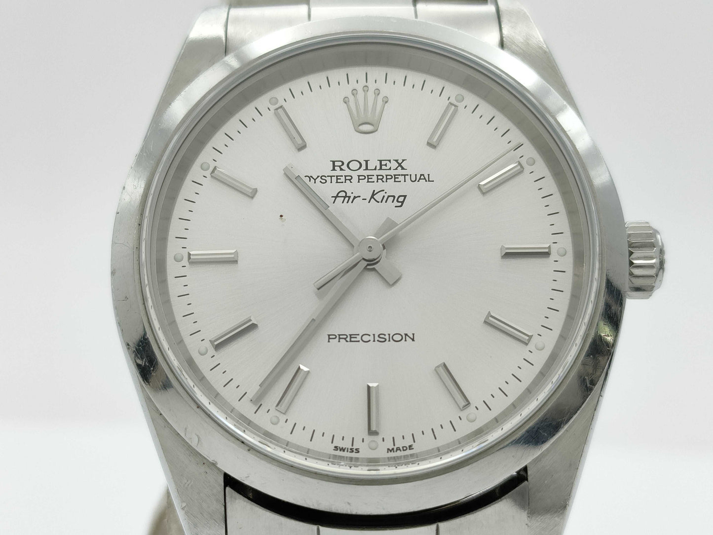 ROLEX 14000 A149431 Silver Dial Boys' Watch
