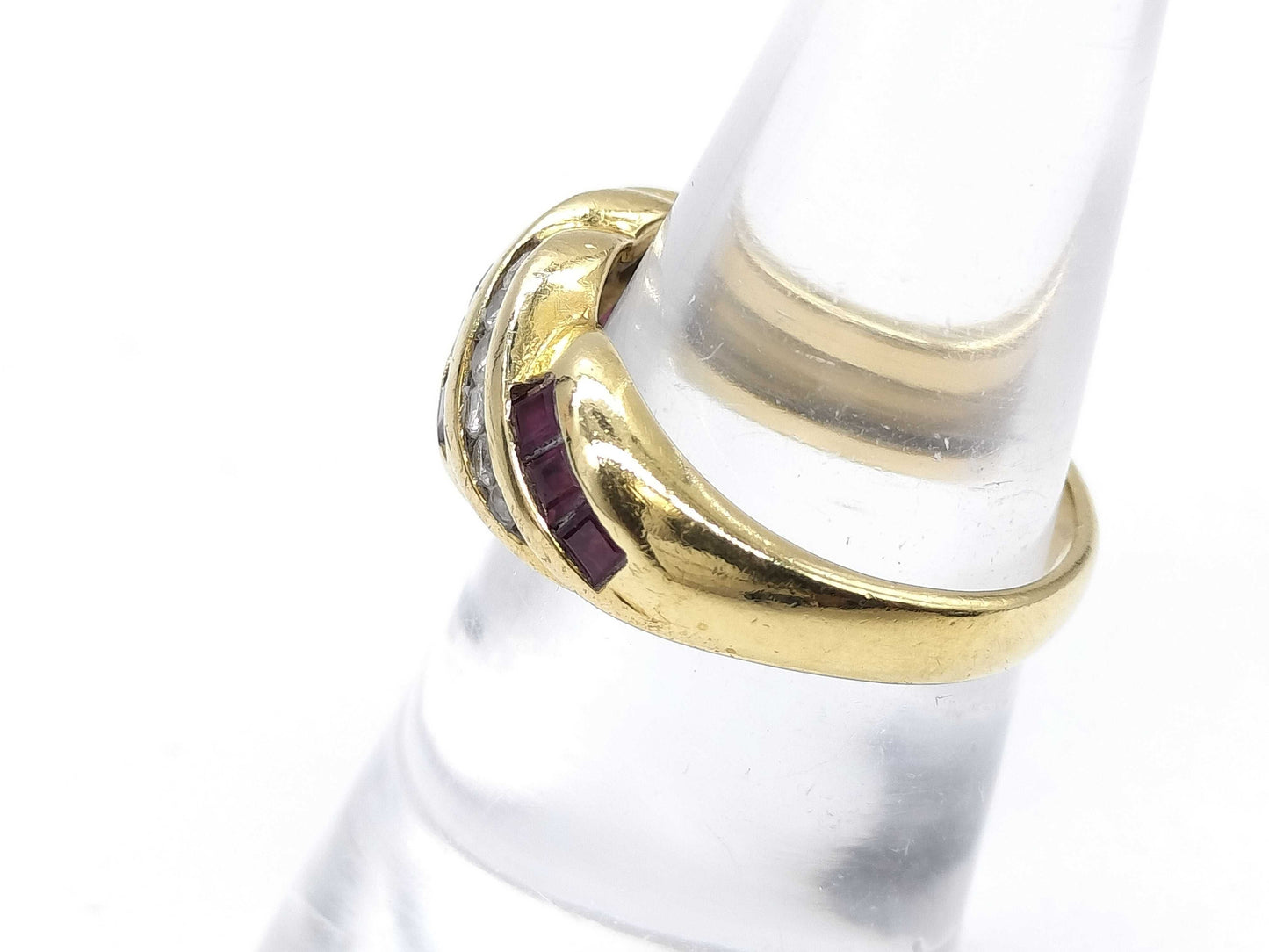 R0.70ct D0.22ct K18 5.9g Ring