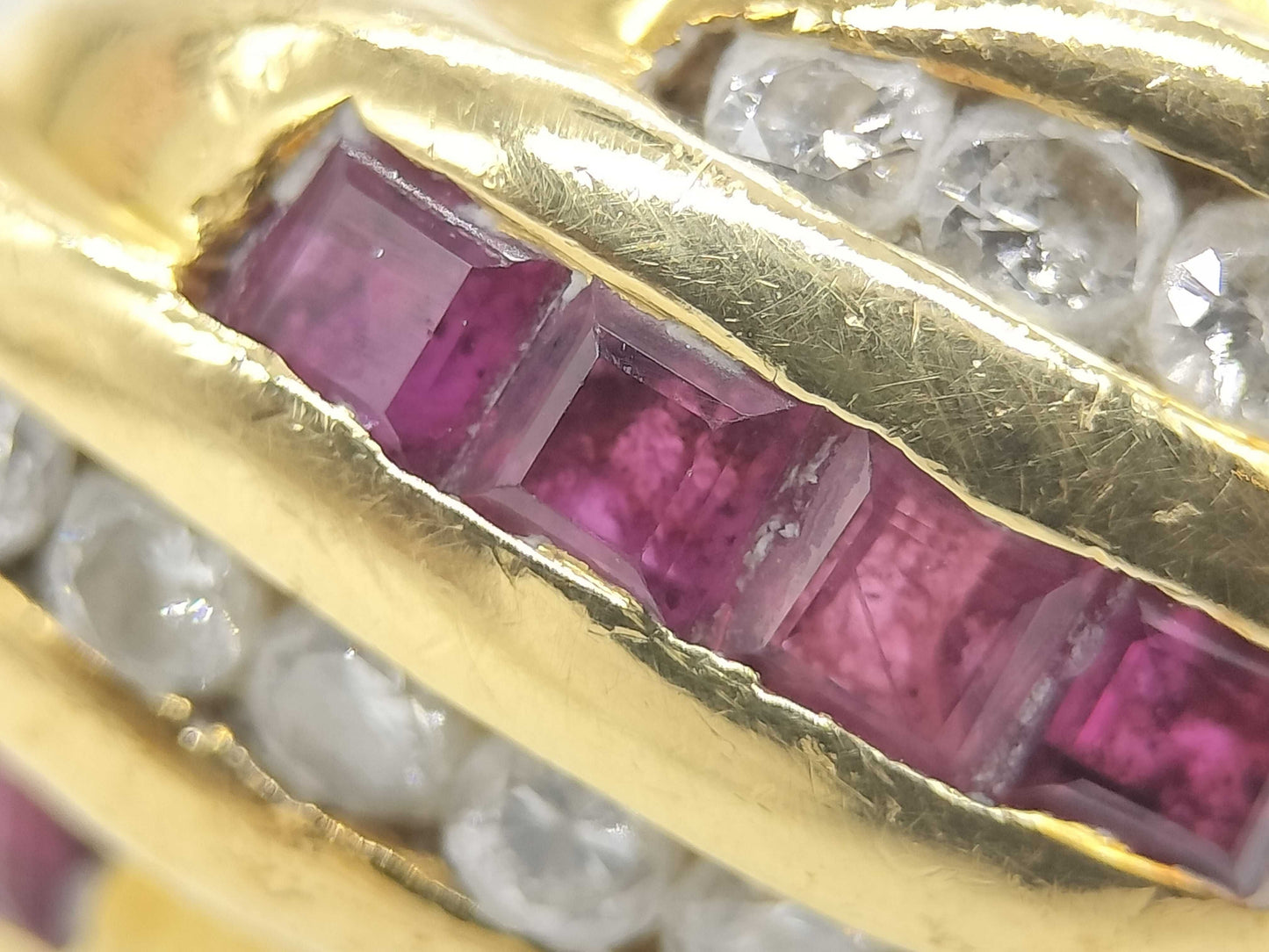 R0.70ct D0.22ct K18 5.9g Ring