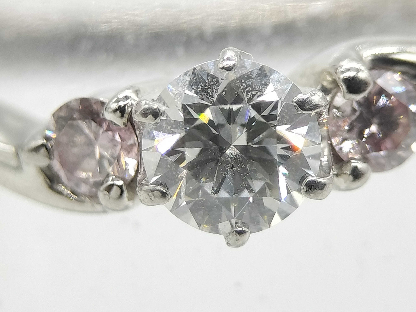 D0.212ct PD0.10ct Pt1000 3.0g Ring