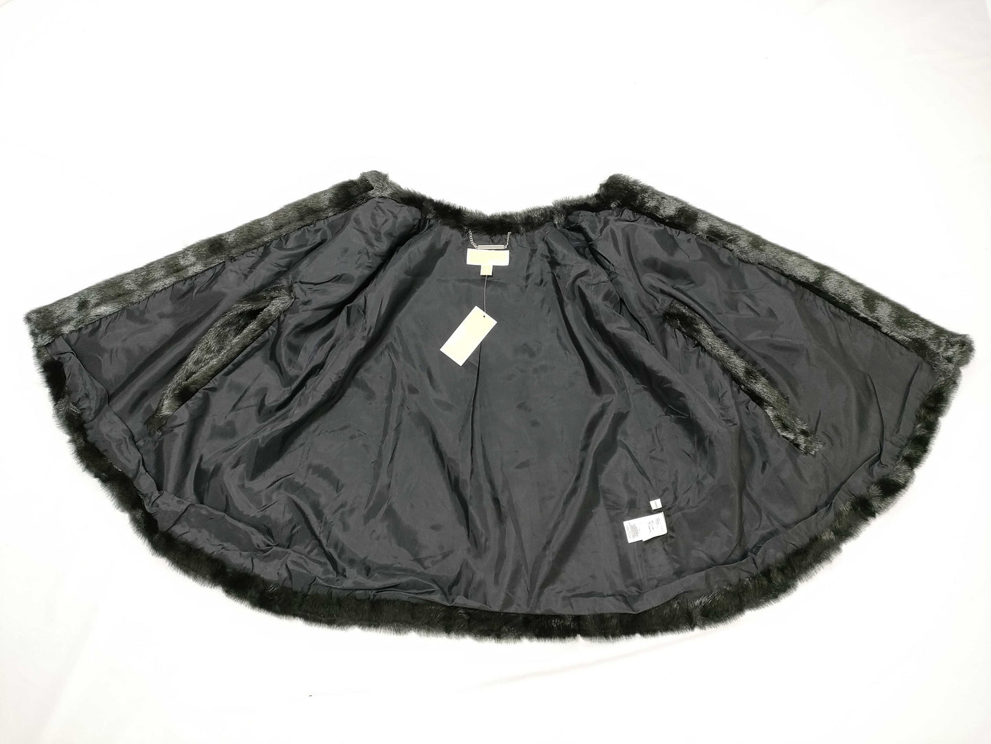 Michael Kors Faux Fur Poncho with Tag