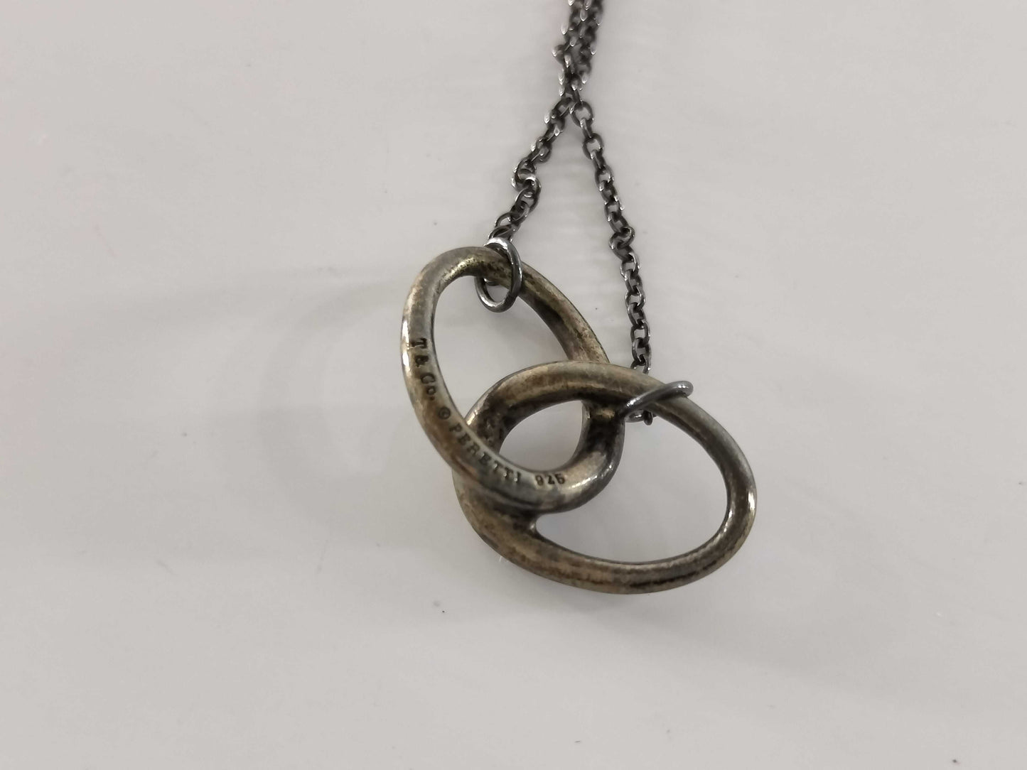 Tiffany & Co. Elsa Peretti Double Loop Necklace in SV925
