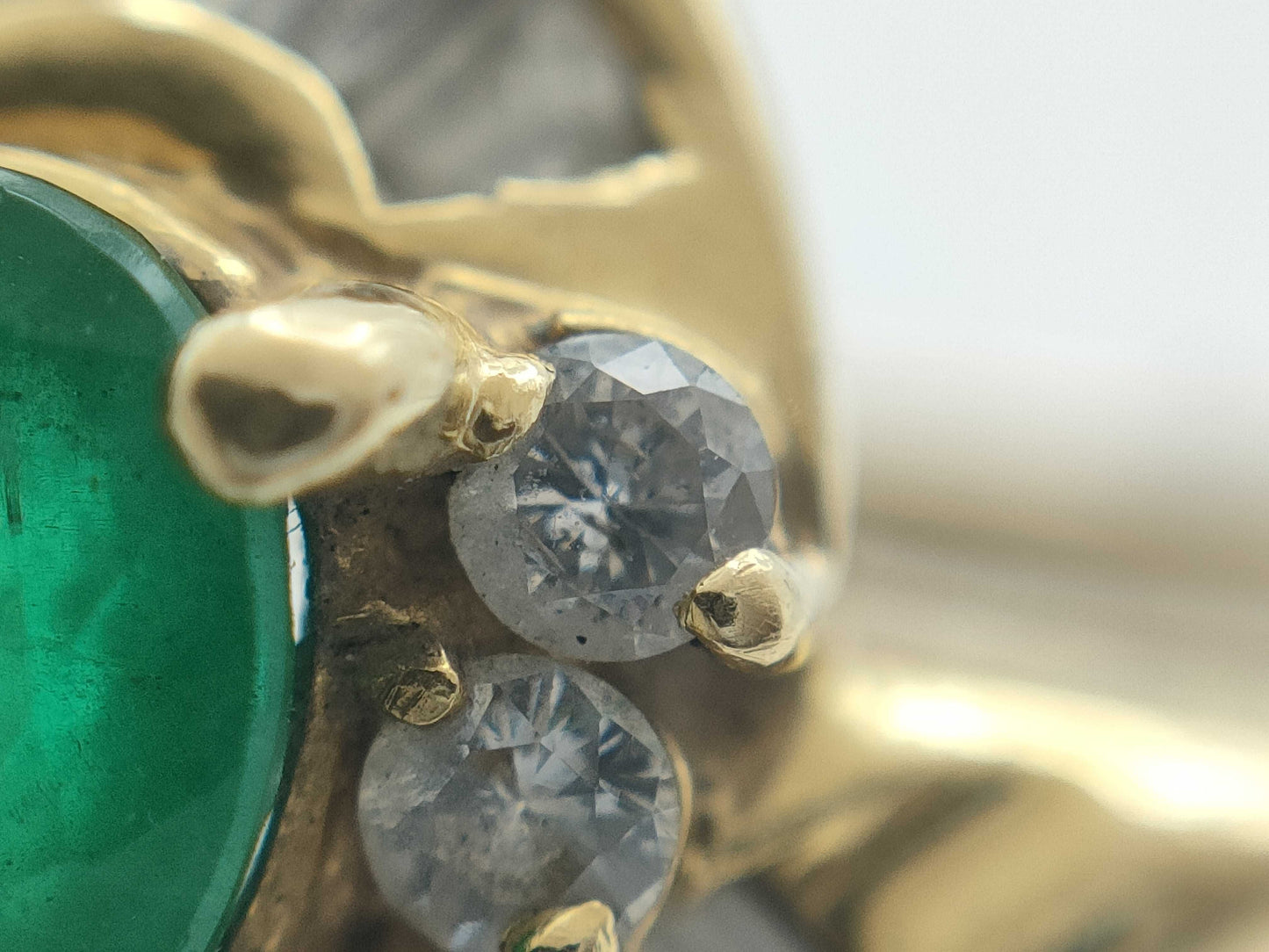 E0.44ct D0.30ct K18 2.9g Ring