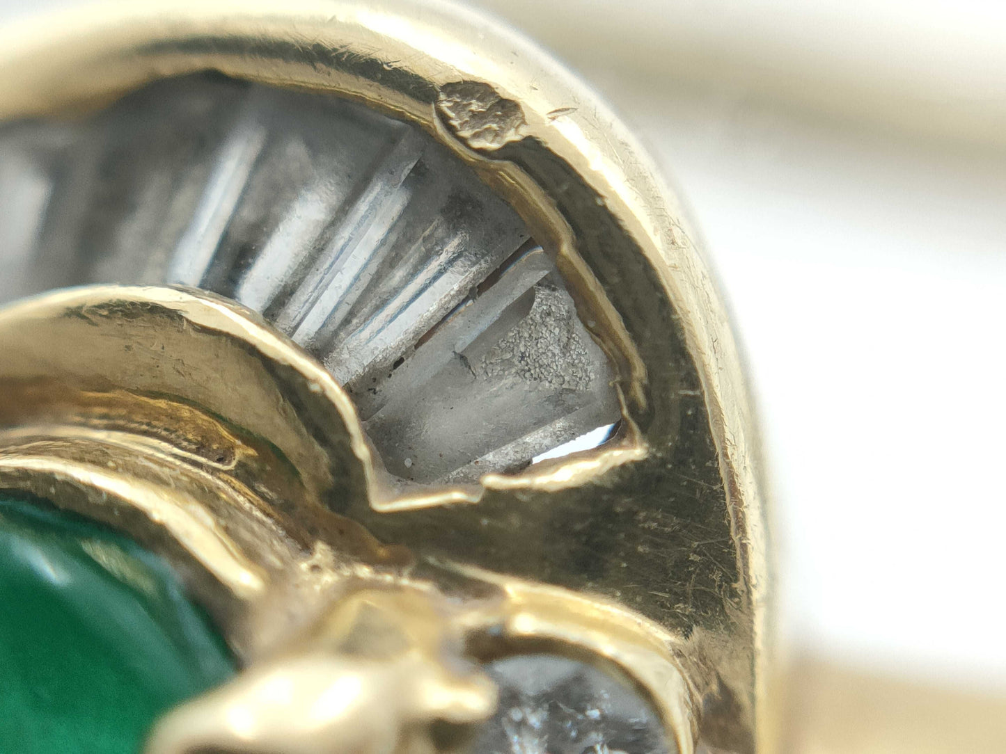 E0.44ct D0.30ct K18 2.9g Ring