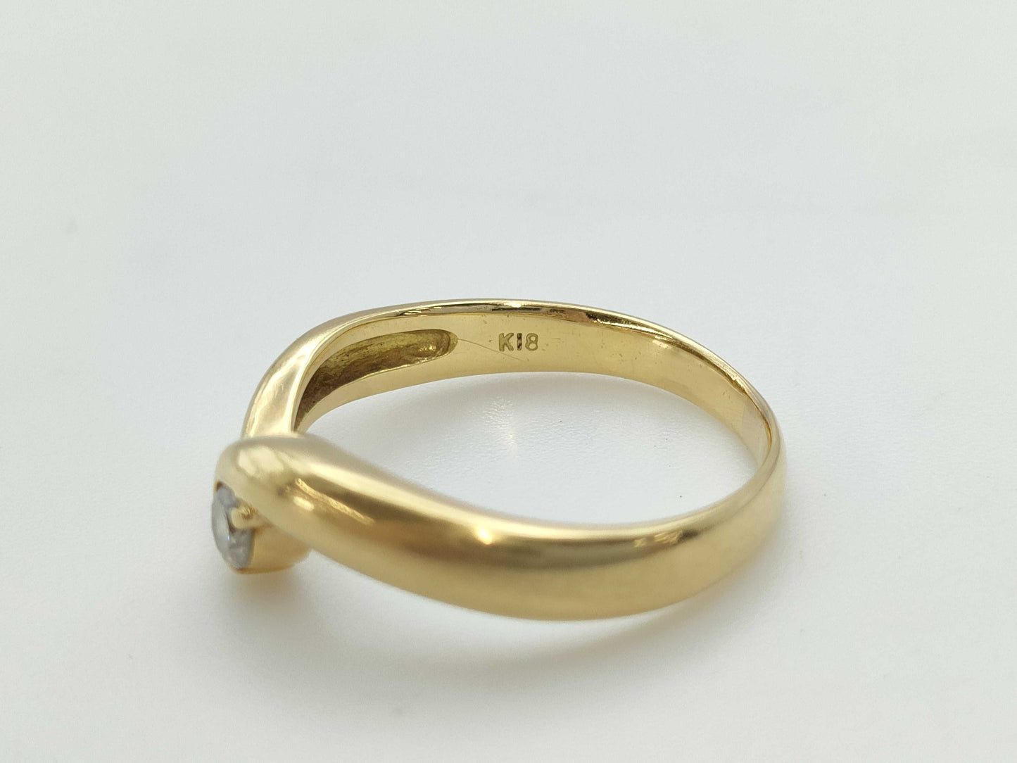 D0.12ct K18 3.2g Ring