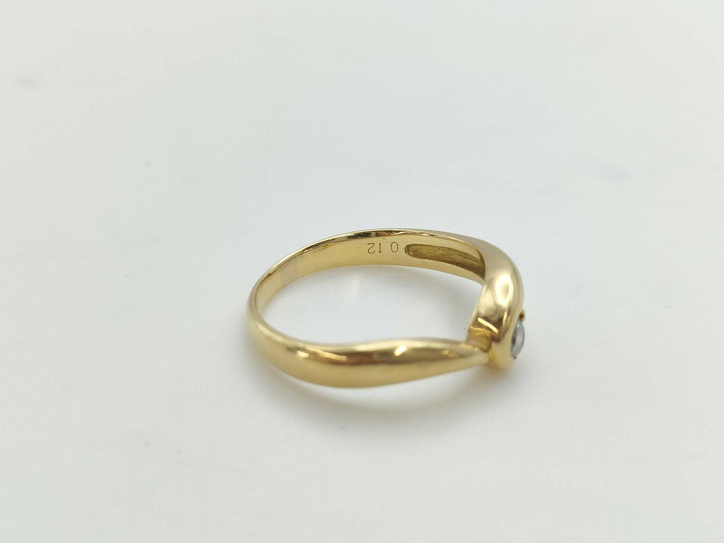 D0.12ct K18 3.2g Ring