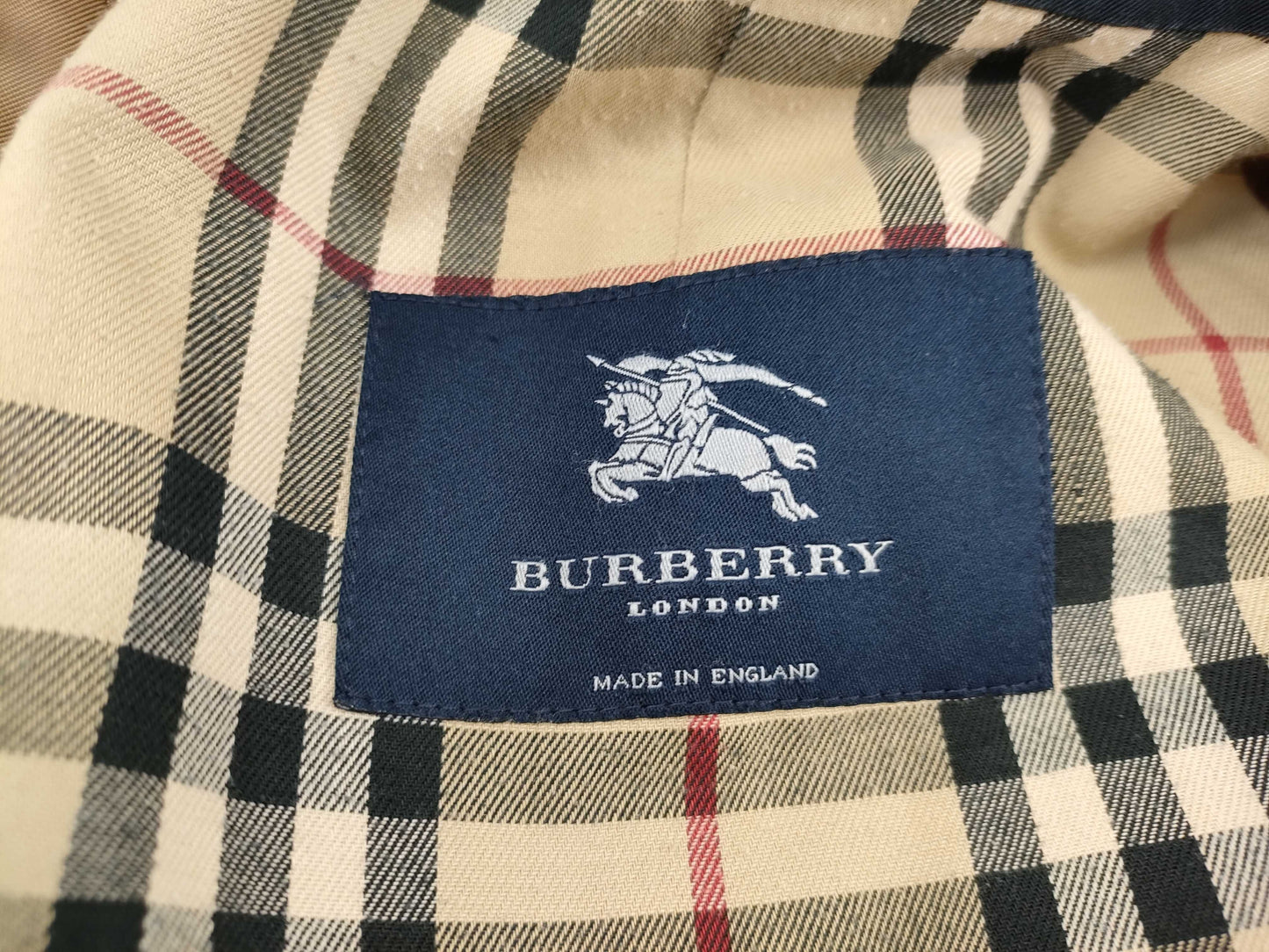 BURBERRY Nova Check Trench Coat