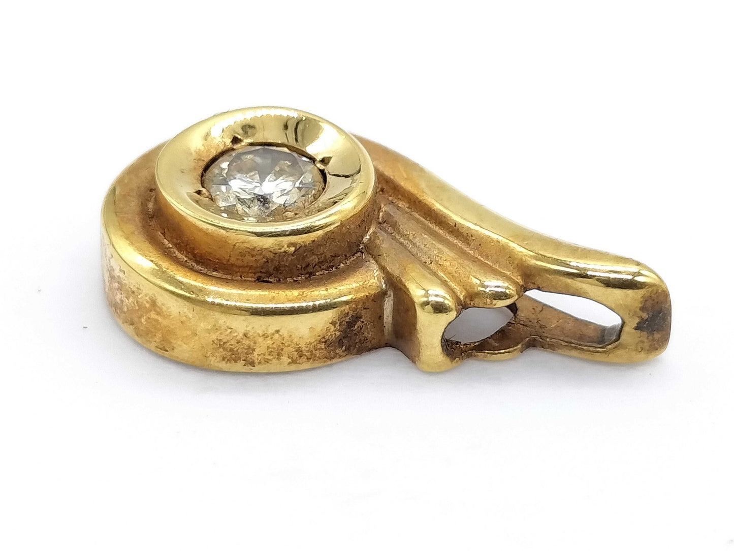 D0.24ct K18 2.4g Pendant Top