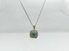E0.09ct D0.20ct Pt900/850 5.3g Necklace