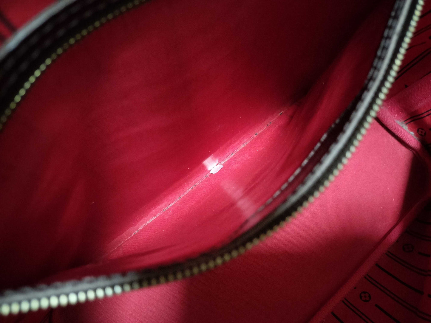 LOUIS VUITTON Damier N41358 Neverfull MM Tote Bag