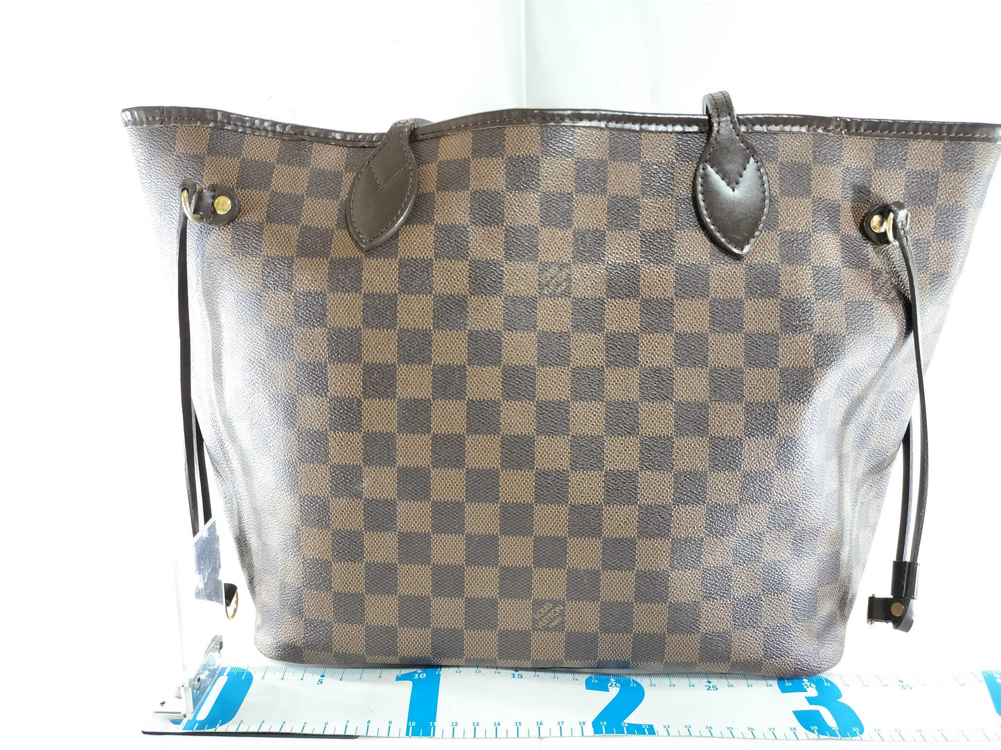 LOUIS VUITTON Damier N41358 Neverfull MM Tote Bag