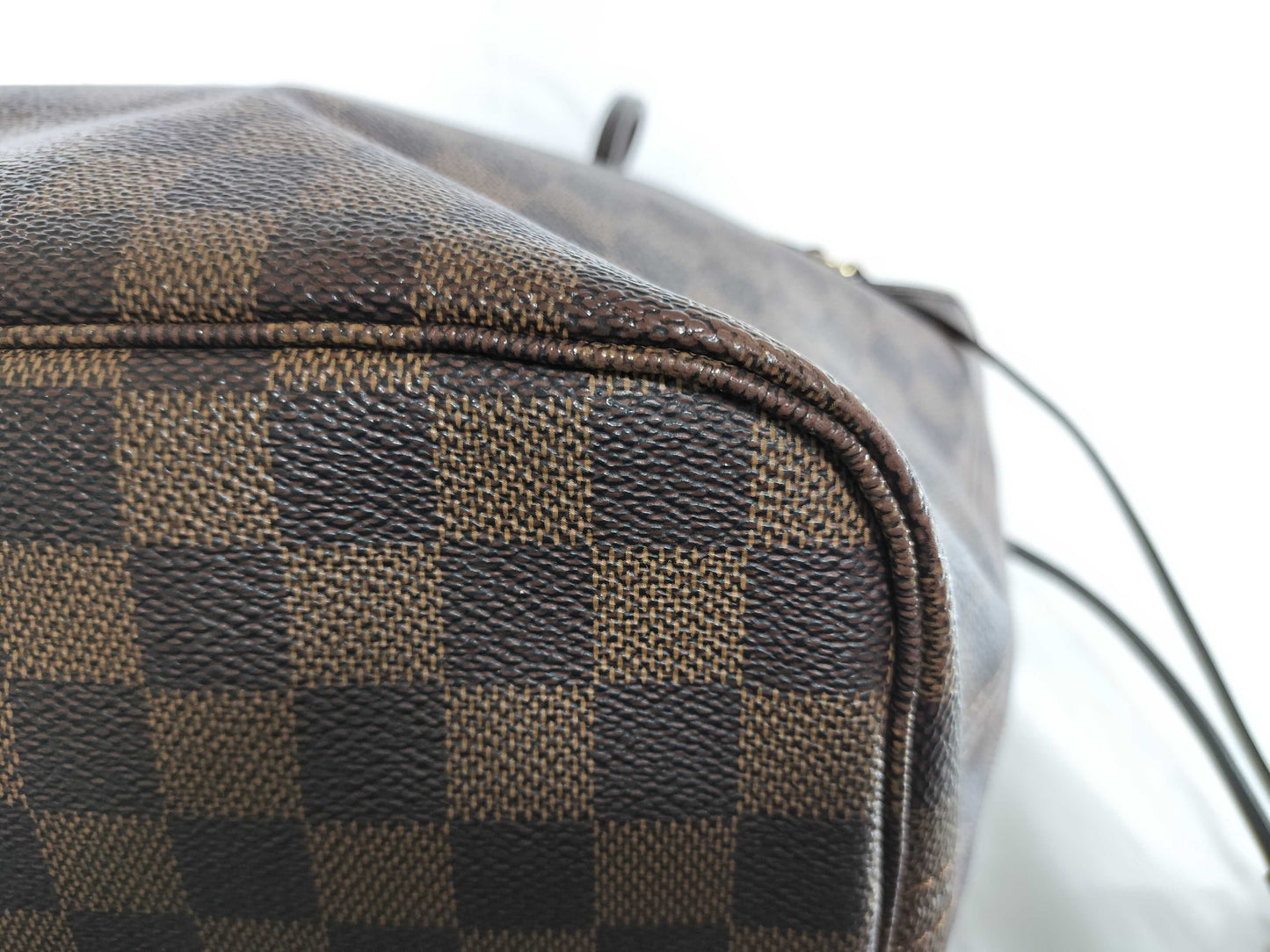 LOUIS VUITTON Damier N41358 Neverfull MM Tote Bag