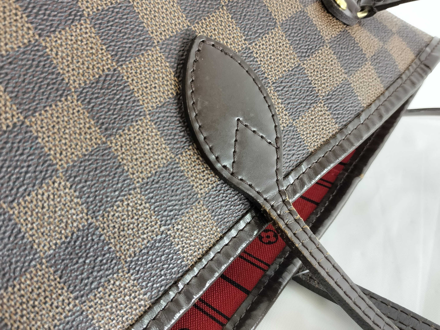 LOUIS VUITTON Damier N41358 Neverfull MM Tote Bag