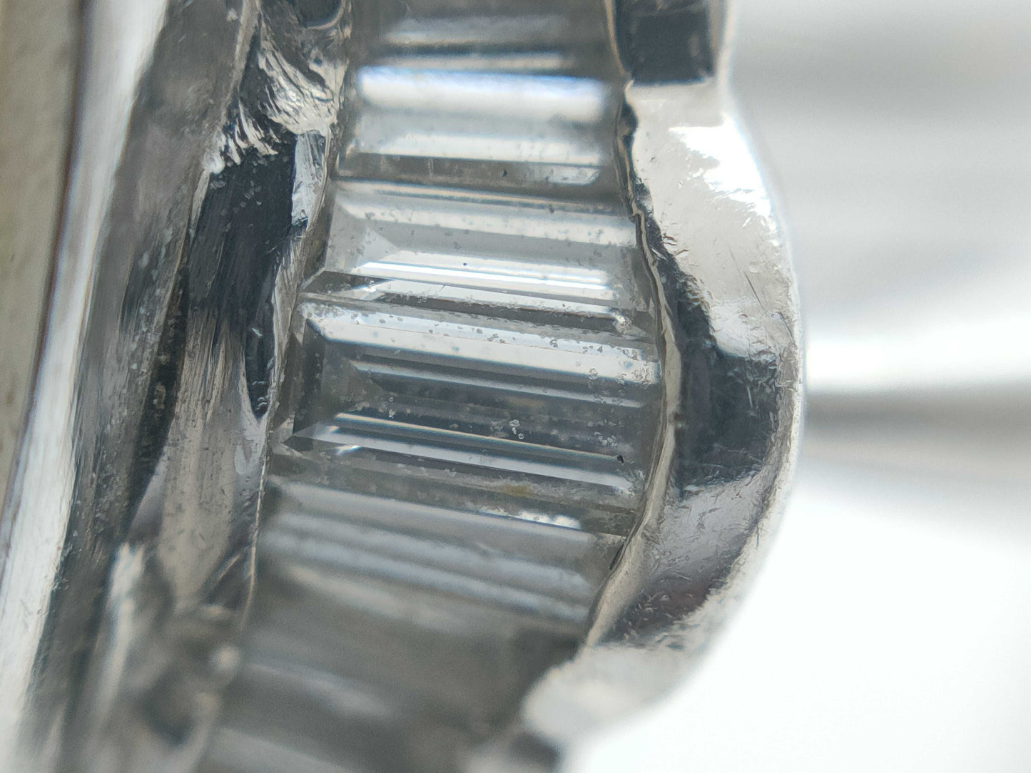 OP 3.26ct D 0.22ct PT900 8.8g Ring