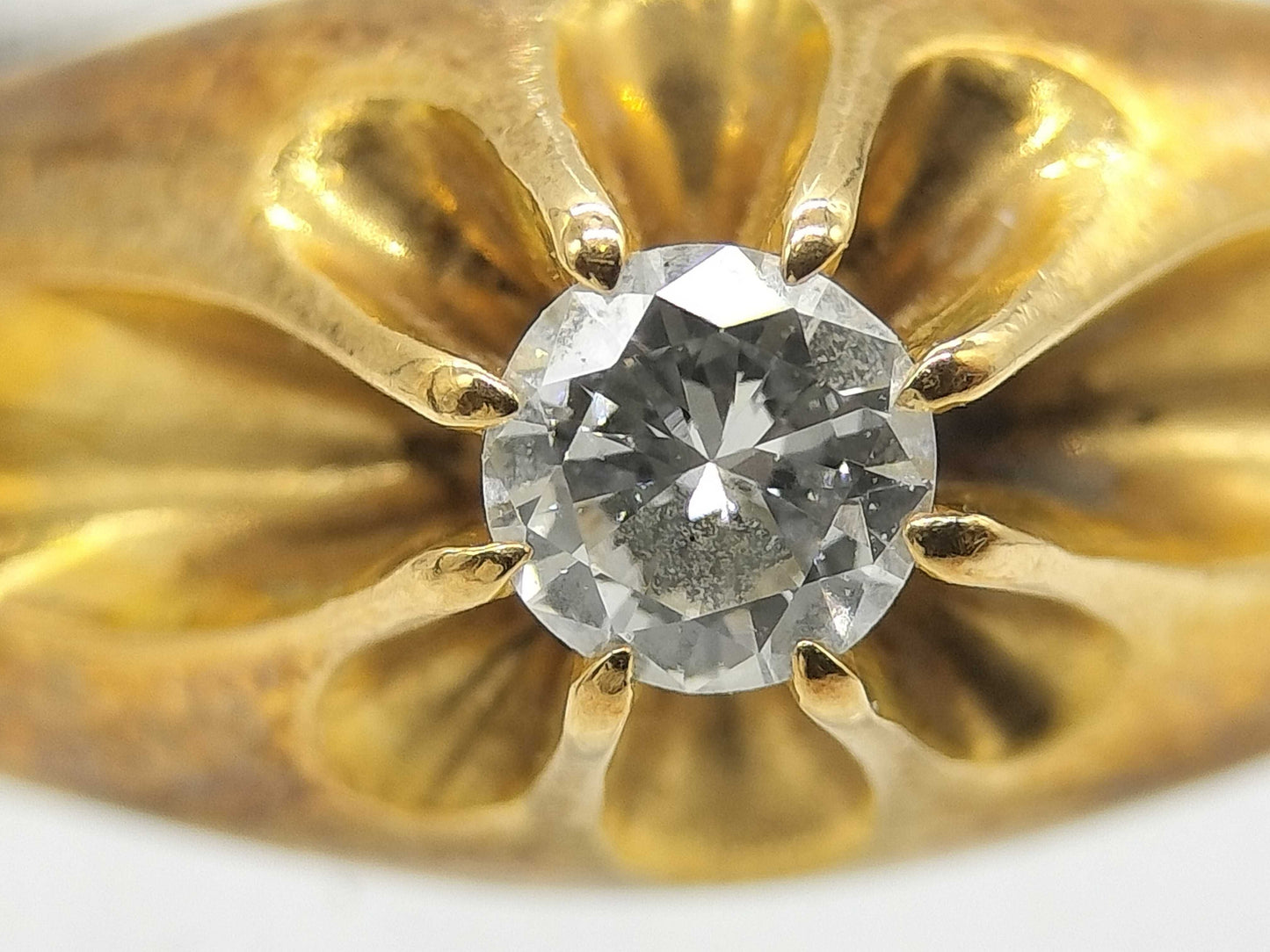 D0.10ct K18 3.5g Ring