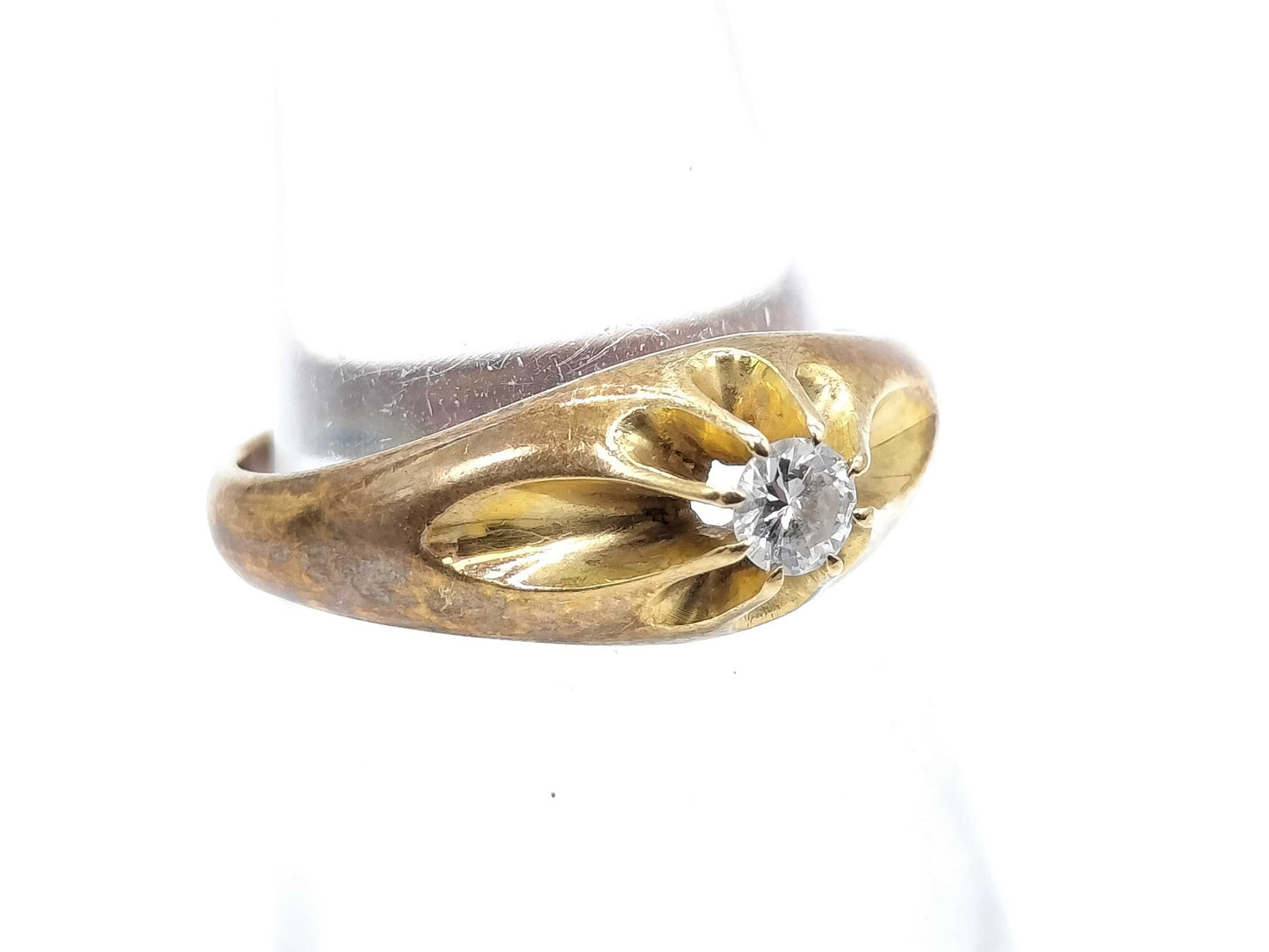 D0.10ct K18 3.5g Ring