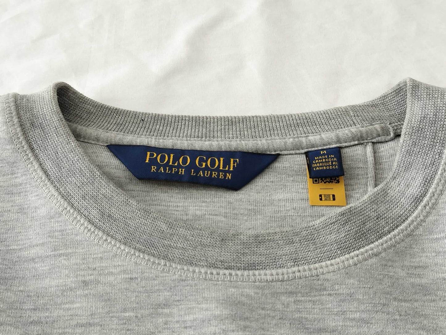 (10462_0231) Ralph LAUREN Bear Trainer Grey Top