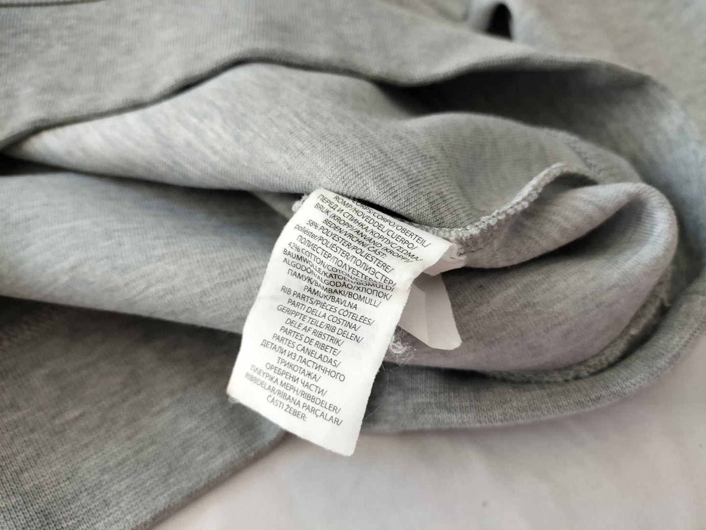 (10462_0231) Ralph LAUREN Bear Trainer Grey Top