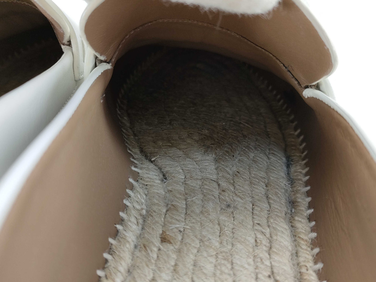 HERMES Espadrilles Leather Loafers Other Shoes