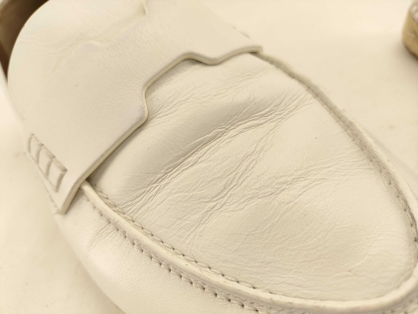 HERMES Espadrilles Leather Loafers Other Shoes