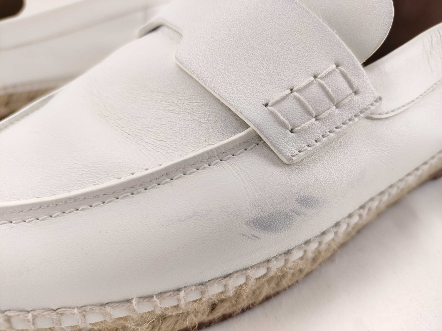 HERMES Espadrilles Leather Loafers Other Shoes