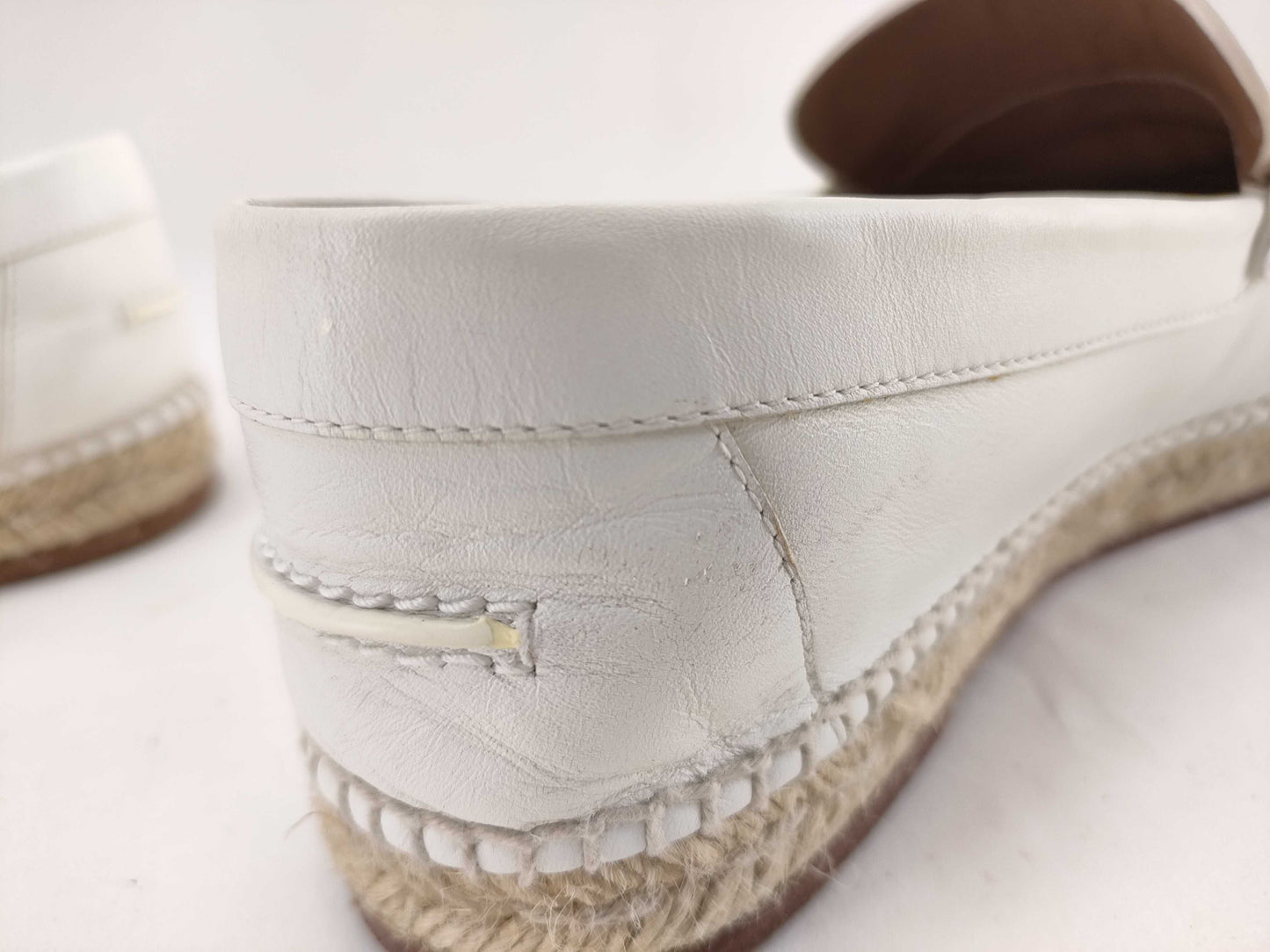 HERMES Espadrilles Leather Loafers Other Shoes
