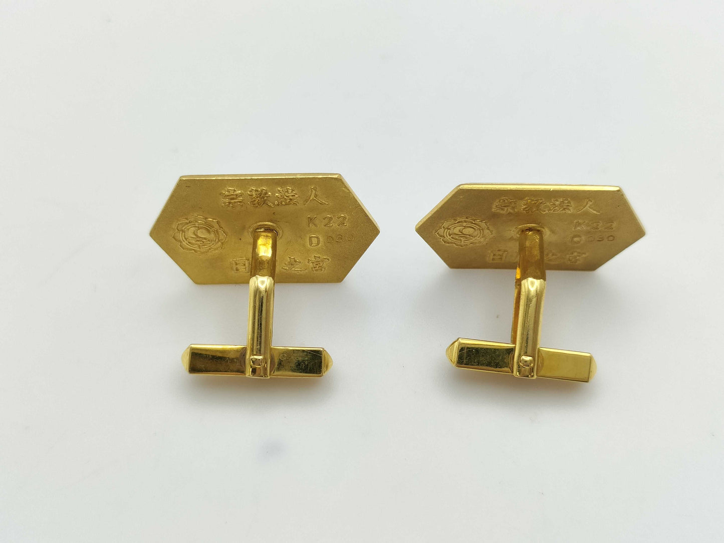 D0.30ct K22 20.8g Tie pin/cufflinks