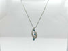 D0.33ct Pt900/850 6.7g Necklace