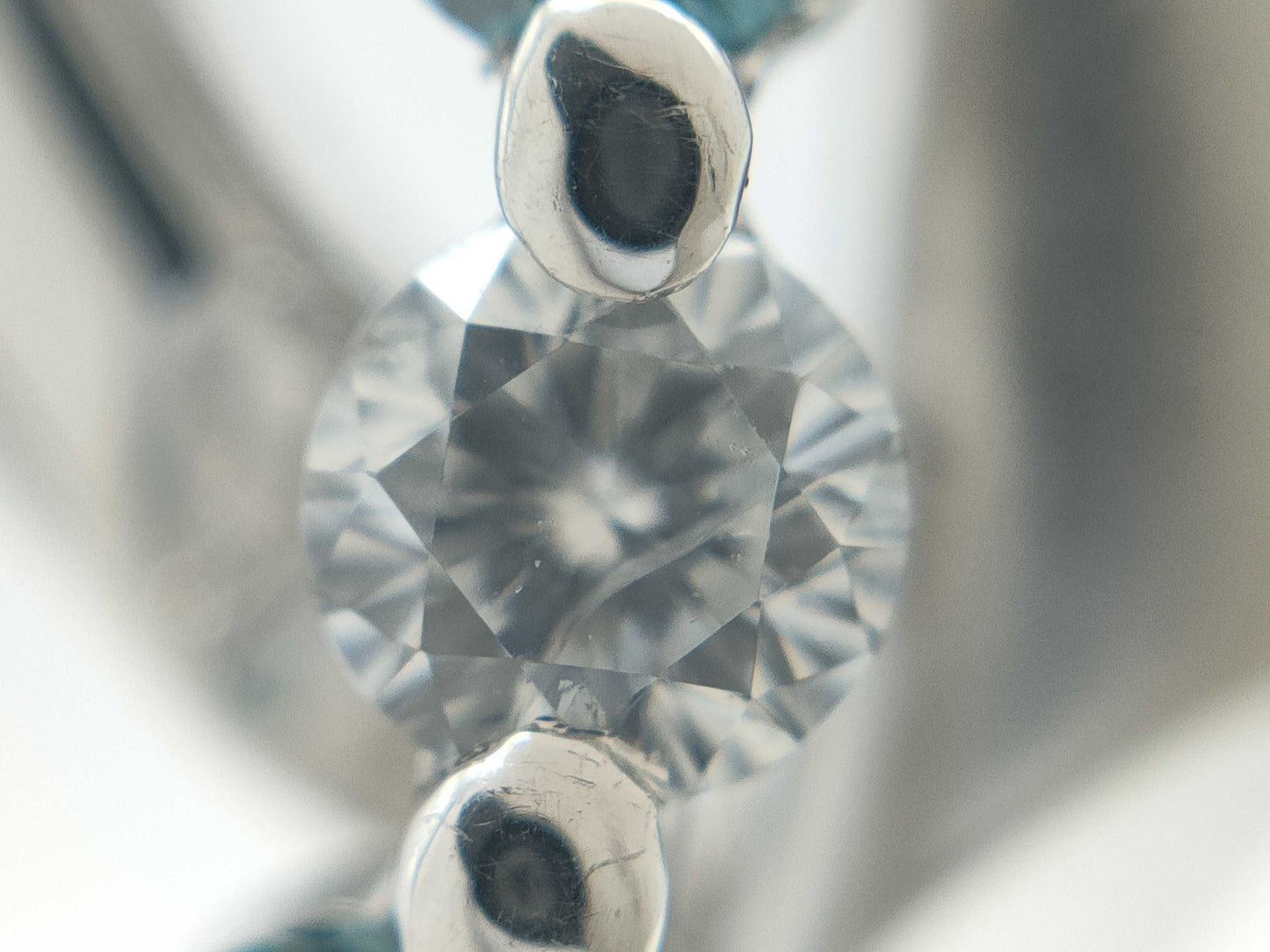 D0.33ct Pt900/850 6.7g Necklace