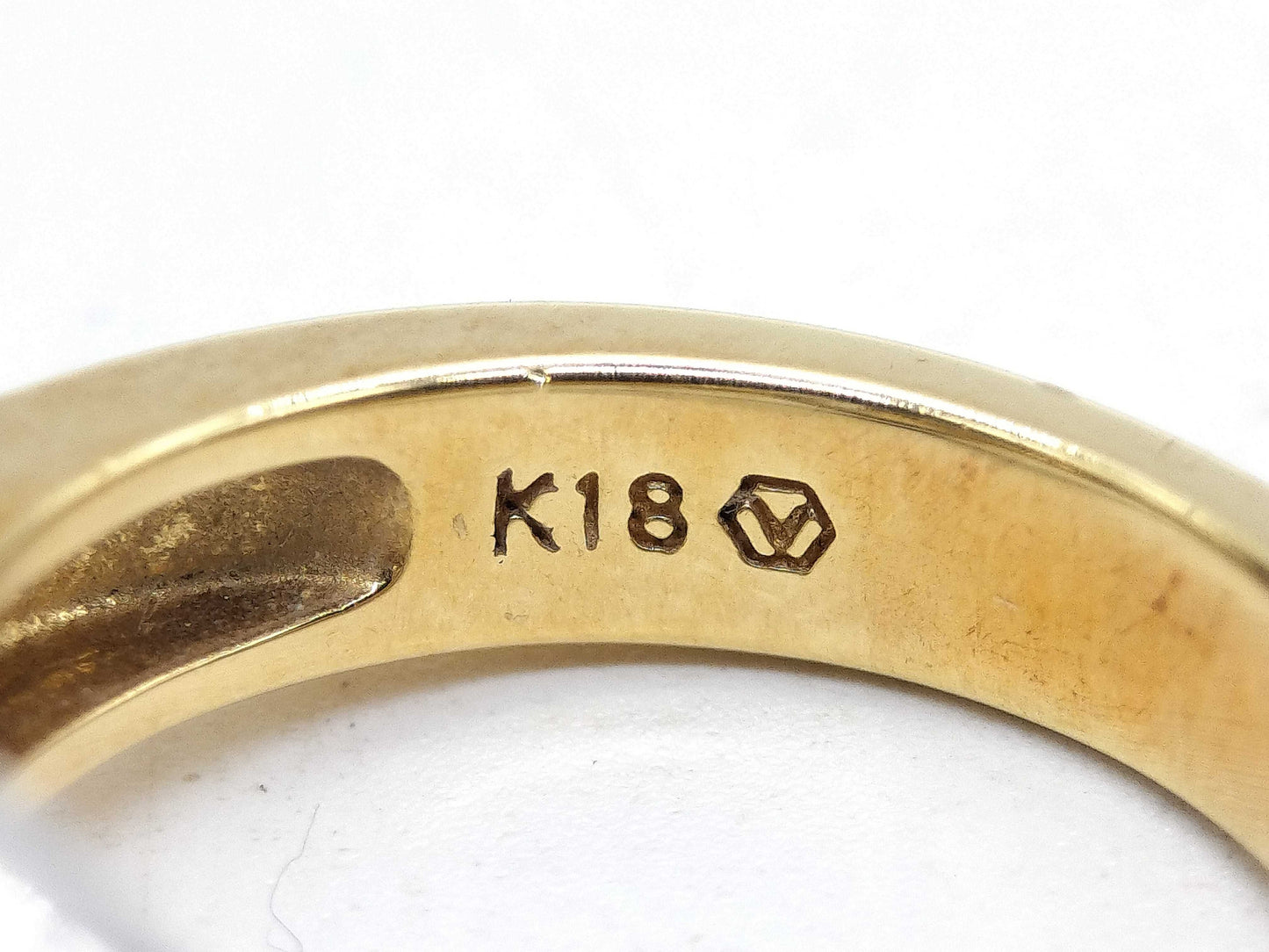 D0.10ct K18 7.2g Ring