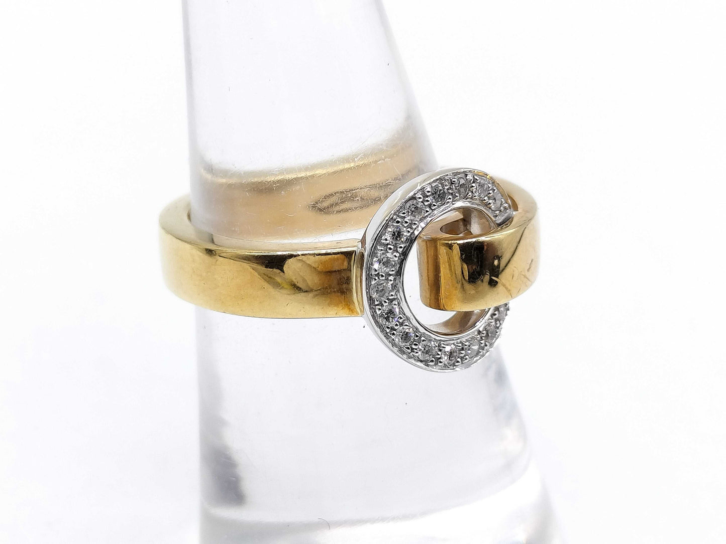 D0.10ct K18 7.2g Ring