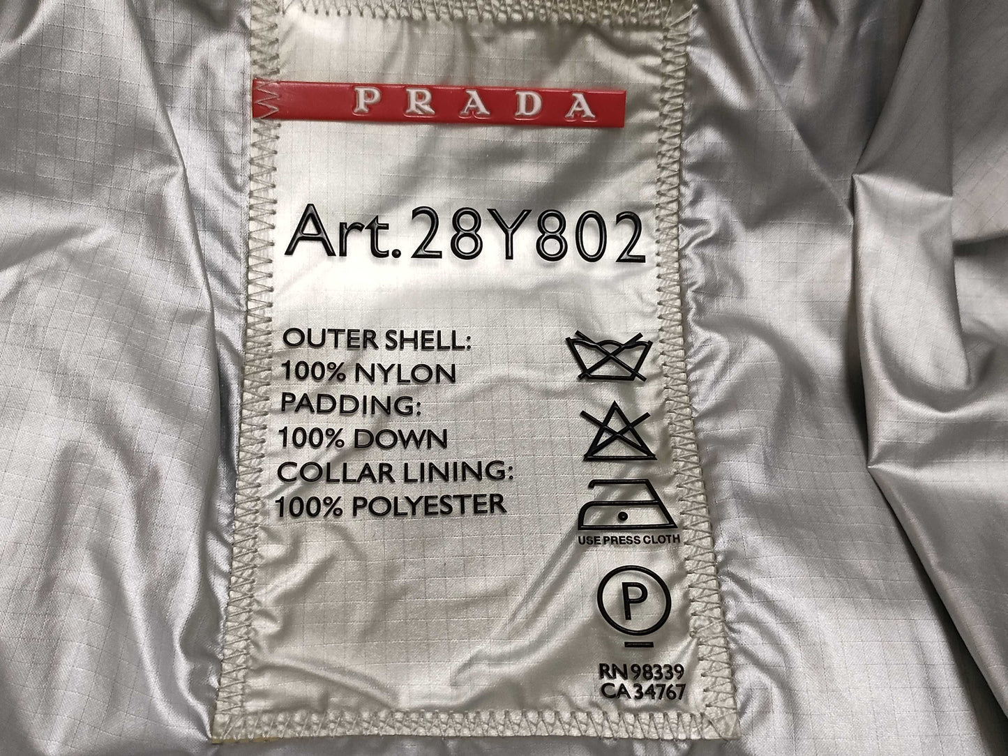 PRADA Prada Sport Down Jacket Other Apparel