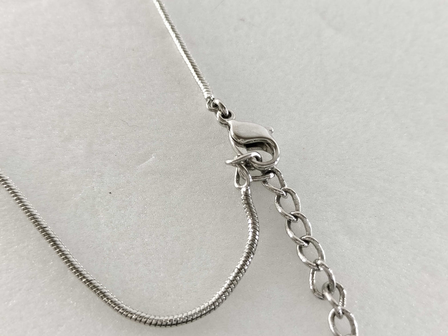 Dior Silver Color Necklace 3-Piece Set Necklace
