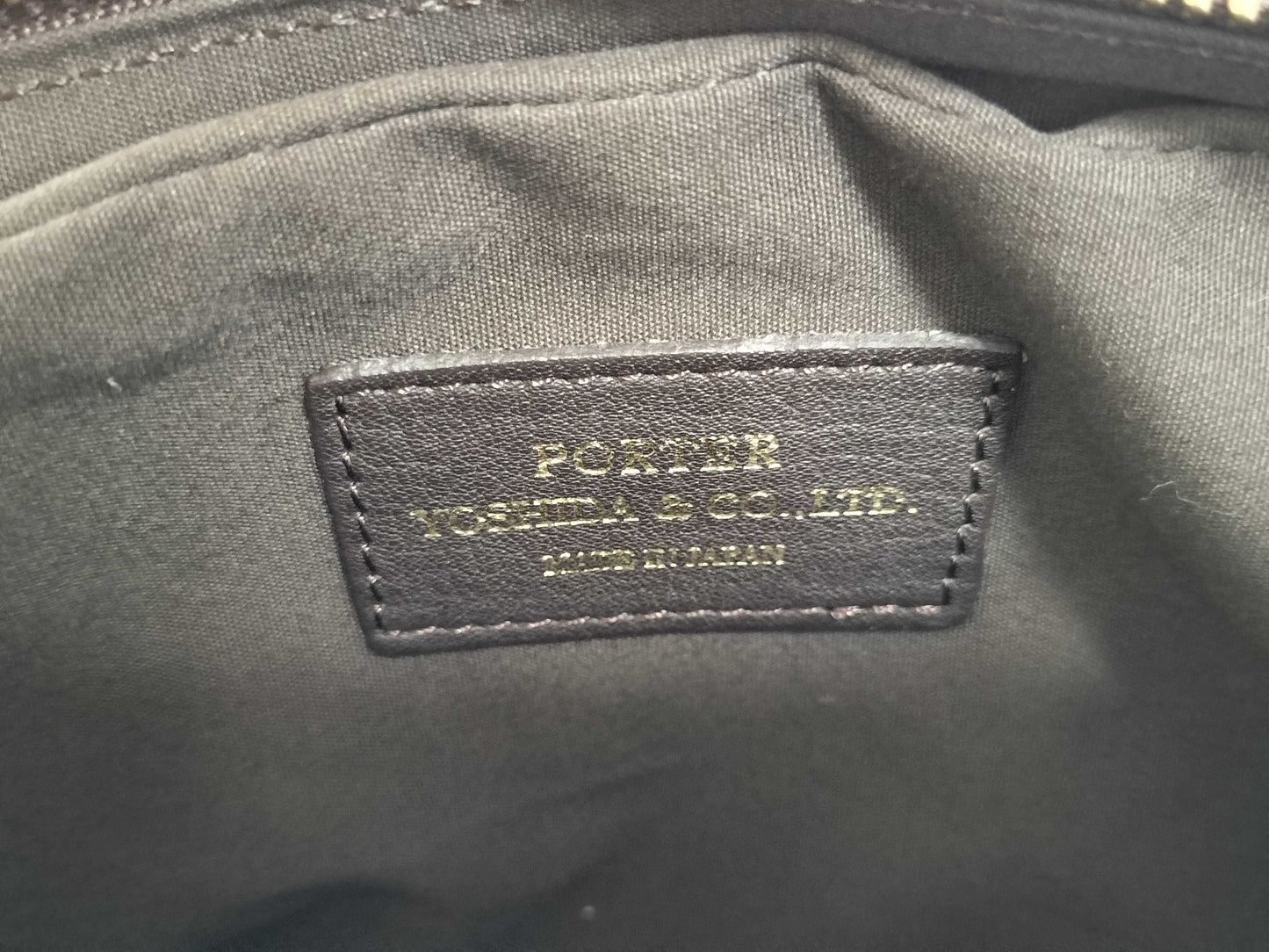 PORTER Leather Second Bag