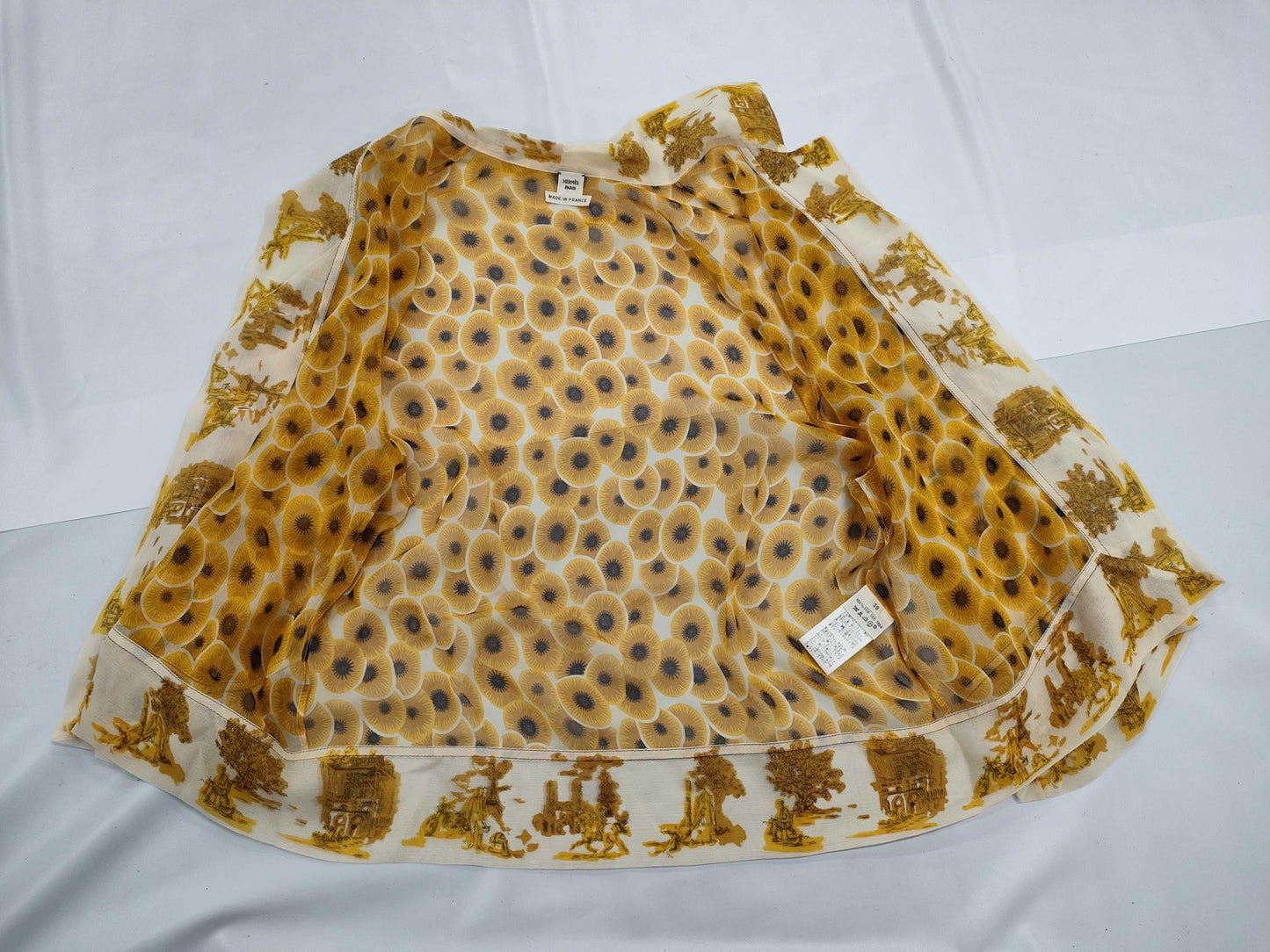 HERMES See-through Shirt Shirt