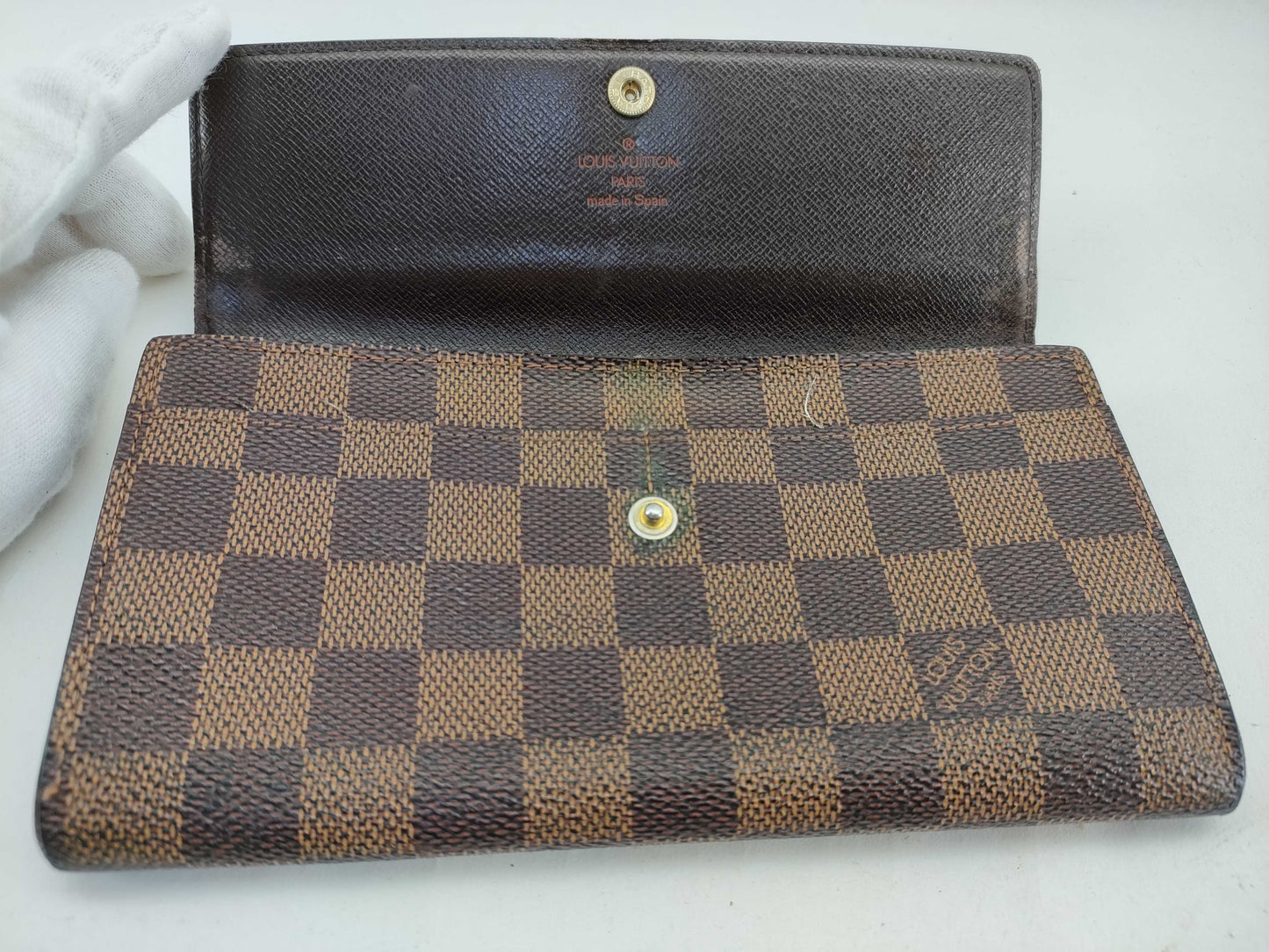 LOUIS VUITTON Damier Pochette Porte Monnaie Credit N61725 Wallet